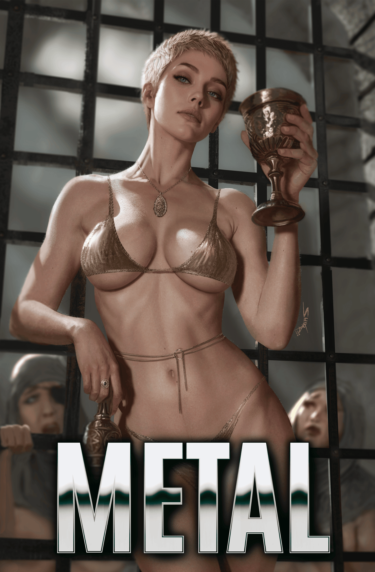 POWER HOUR #3 - SHIKARII MILFS "SHAME" - SECRET SET - BIKINI - WHITE METAL - LTD 3