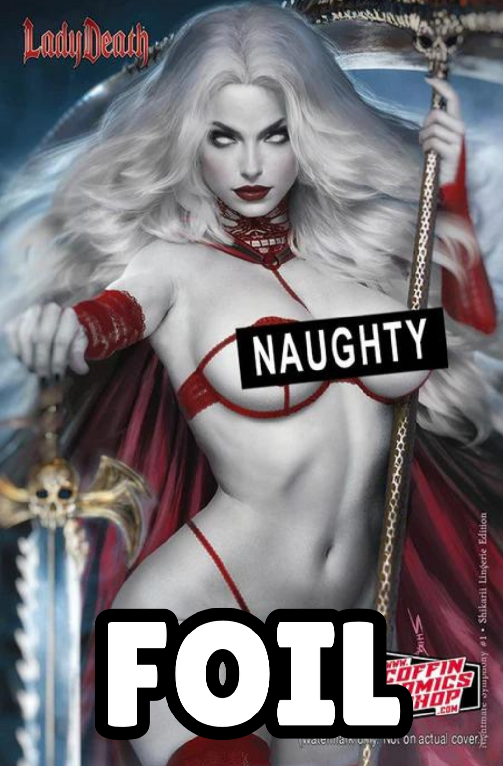 LADY DEATH REVELATIONS #1 • hot NAUGHTY KNIVES EDITION • #93/230