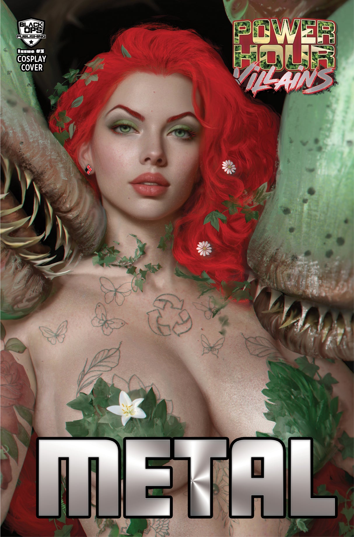 POWER HOUR #3 SHIKARII "PLANTED" - UP CLOSE TATTOO NICE METAL - LTD 15