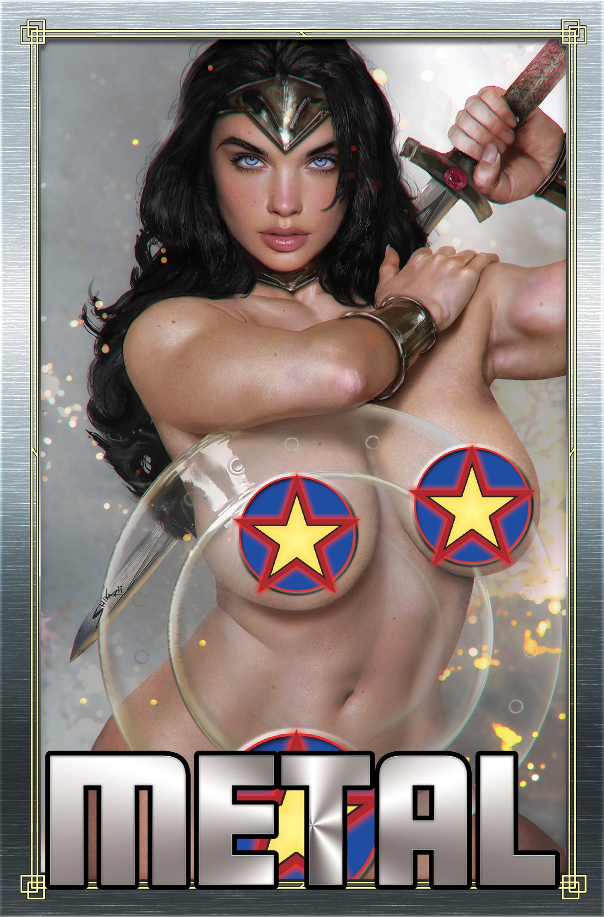 POWER HOUR #3 PREVIEW - SHIKARII "PRINCESS" - FULL NAUGHTY SHIELD METAL - LTD 30
