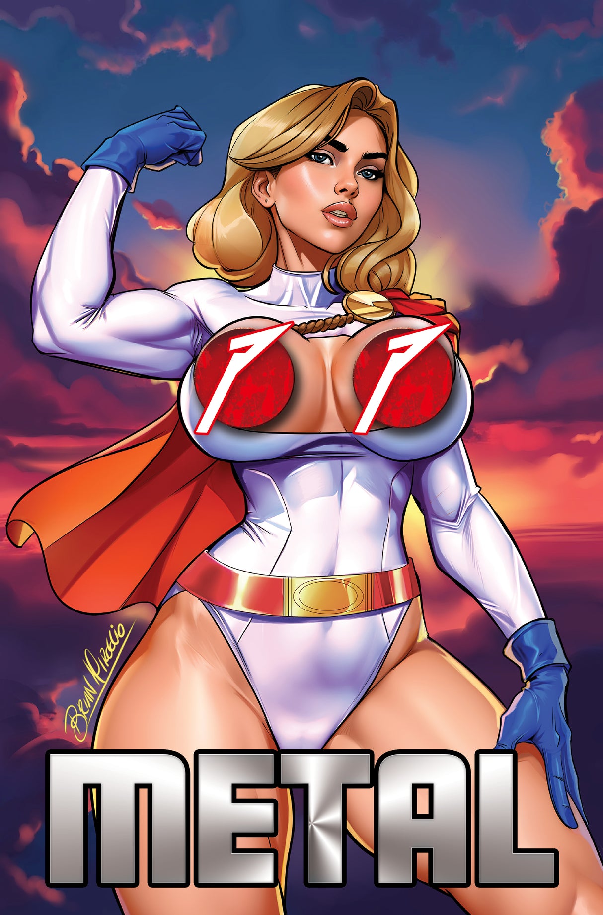POWER HOUR #3 PREVIEW - BRIAN MIROGLIO "POWER FULL" - NAUGHTY METAL - LTD 10