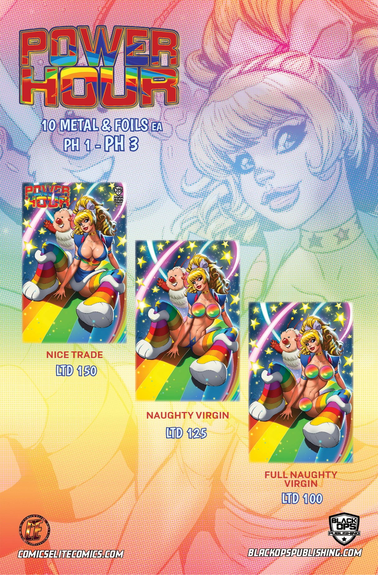 POWER HOUR #3 PREVIEW "RAINBOW" ALE GARZA - MEGACON EXCLUSIVE - TD NICE - LTD 150