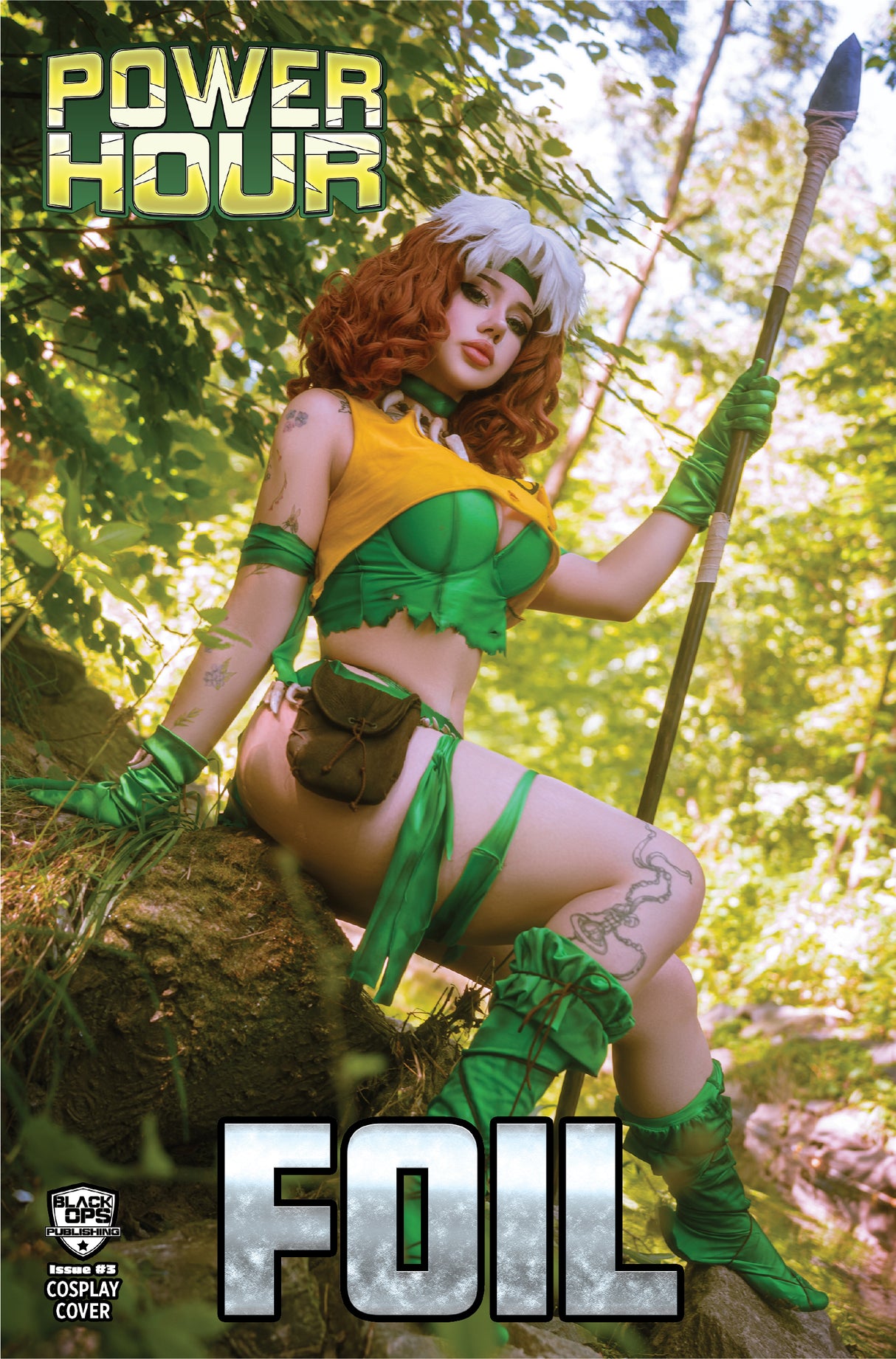 POWER HOUR #3 KATSUMI TORI COSPLAY - "MUTANT" - TRADE NICE SPOT FOIL - LTD 5