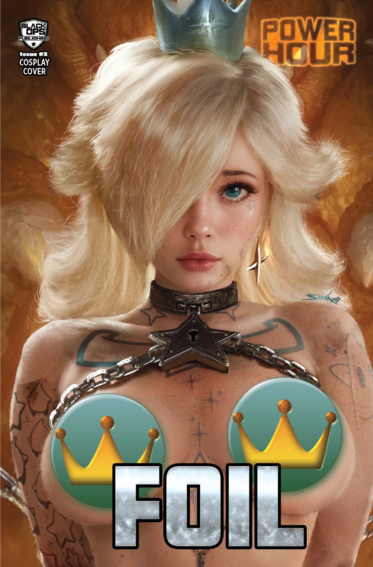 POWER HOUR #3 SHIKARII - "ROSIE" - UP CLOSE BAD GIRL FOIL - LTD 15