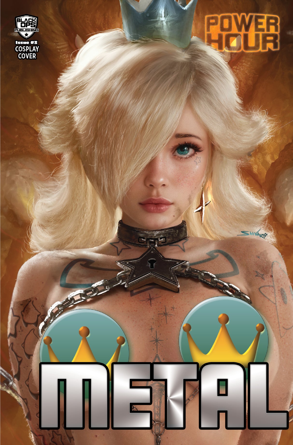 POWER HOUR #3 SHIKARII - "ROSIE" - UP CLOSE BAD GIRL METAL - LTD 15