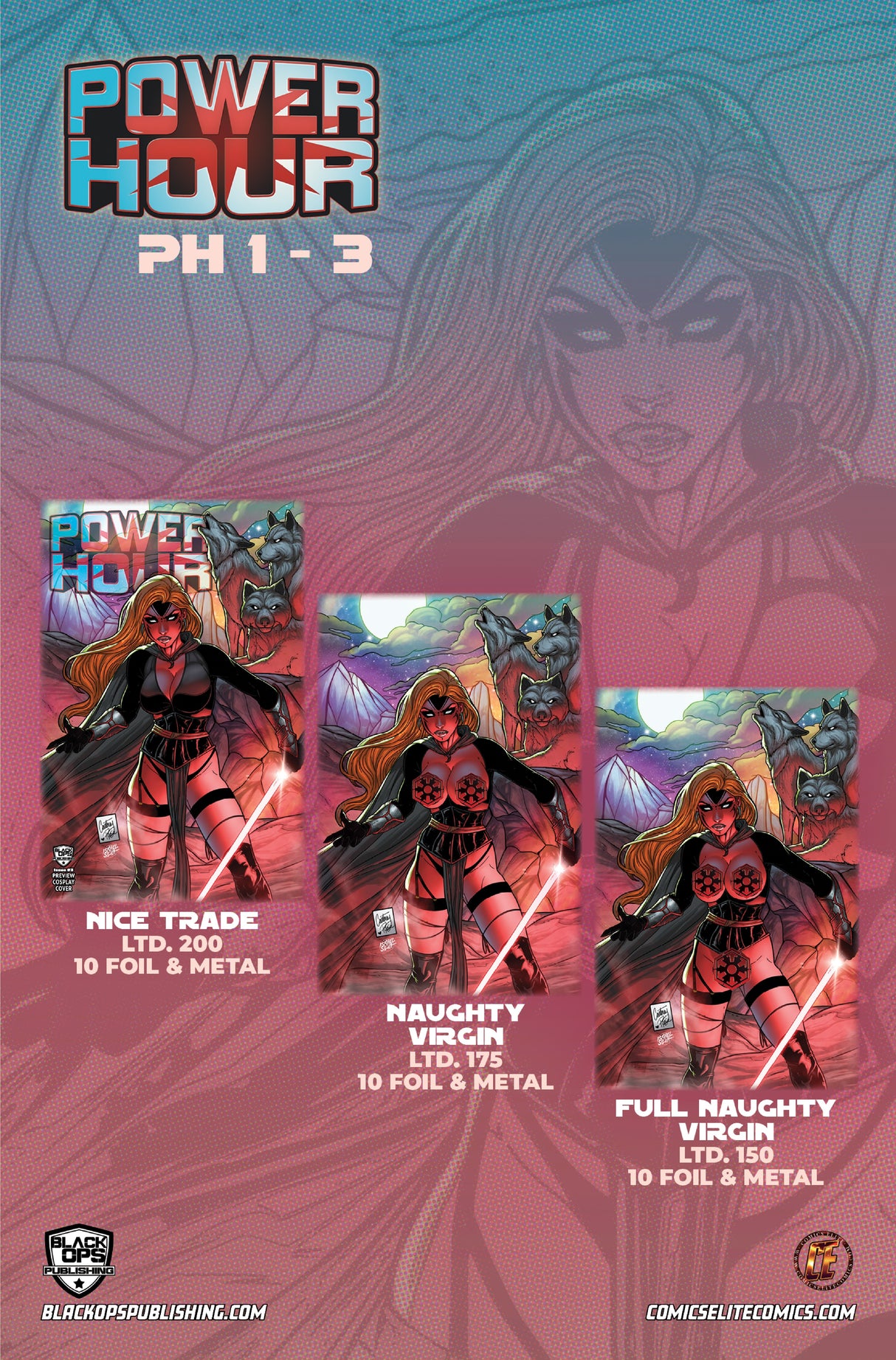 POWER HOUR #3 PREVIEW - COURTNEY ROSE - MAY THE 4TH EXCLUSIVE "SITHRESS" - TD NICE - LTD 200