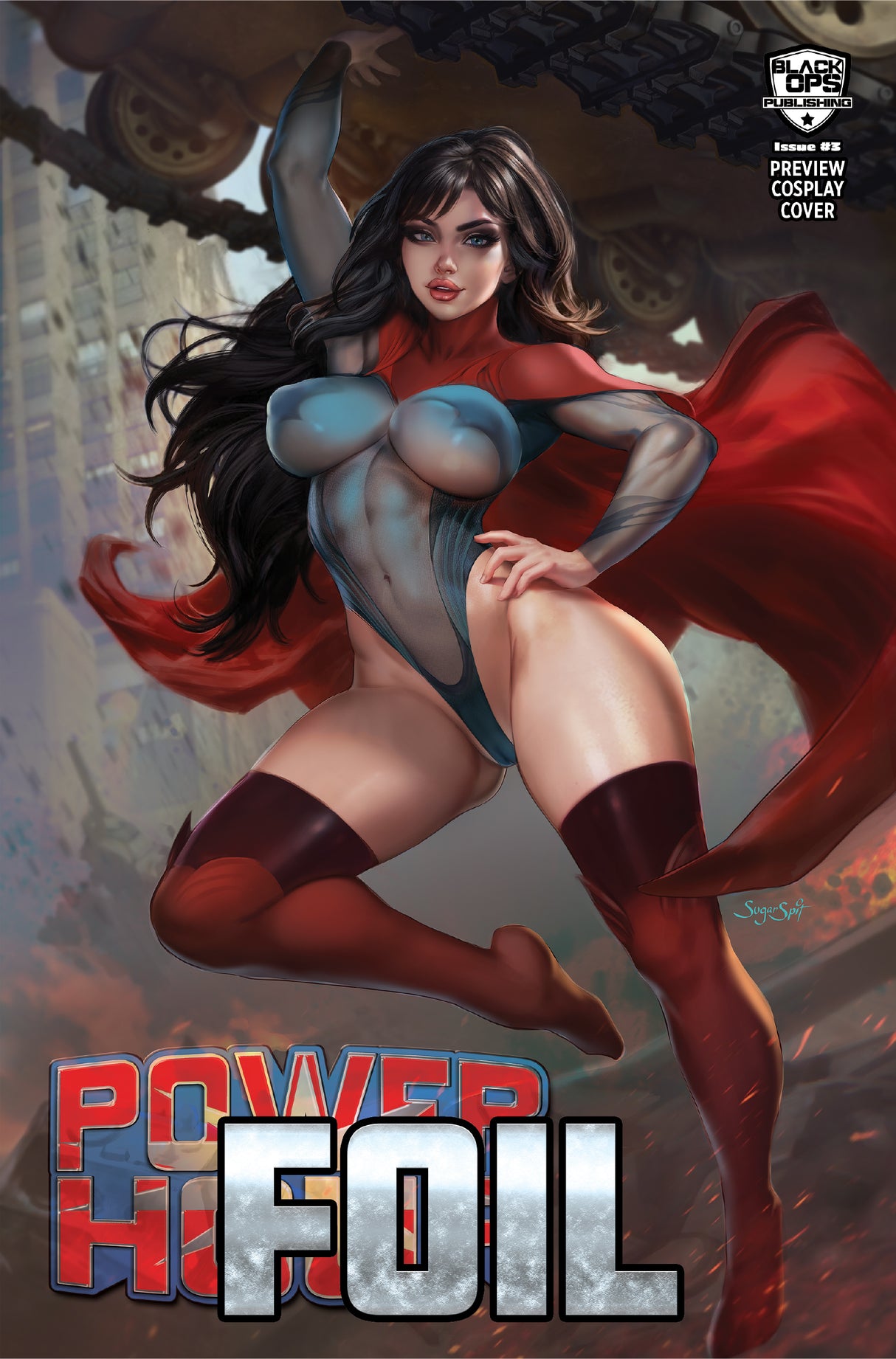 POWER HOUR #3 PREVIEW - SUGAR SPIT "SUPER LADY" - TD NICE FOIL - LTD 20