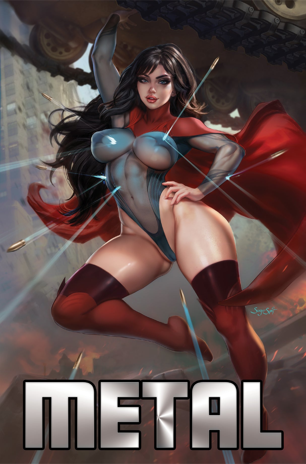 POWER HOUR #3 PREVIEW - SUGAR SPIT "SUPER LADY" - VIRGIN NICE BULLET METAL - LTD 10
