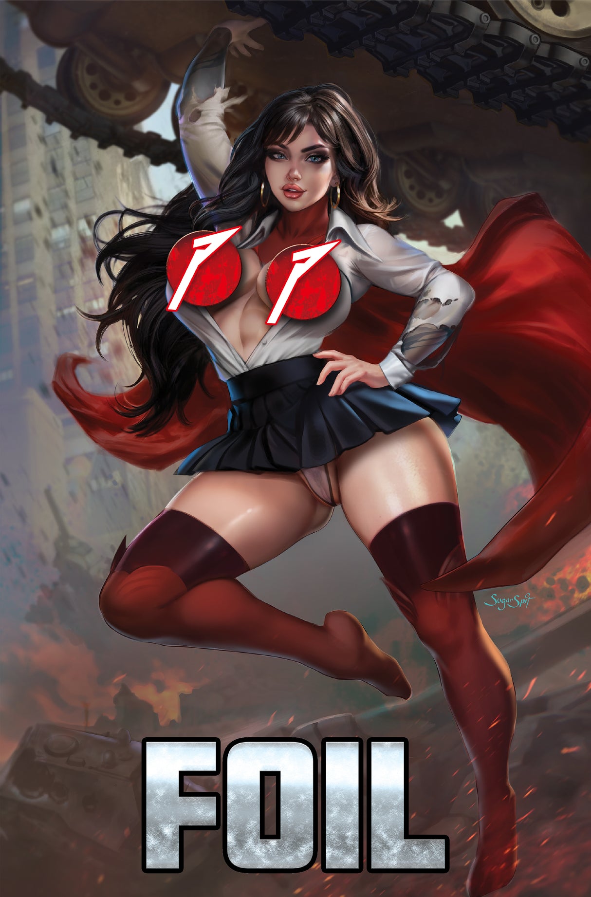 POWER HOUR #3 PREVIEW - SUGAR SPIT "SUPER LADY" - BUSTING OUT FOIL - LTD 10