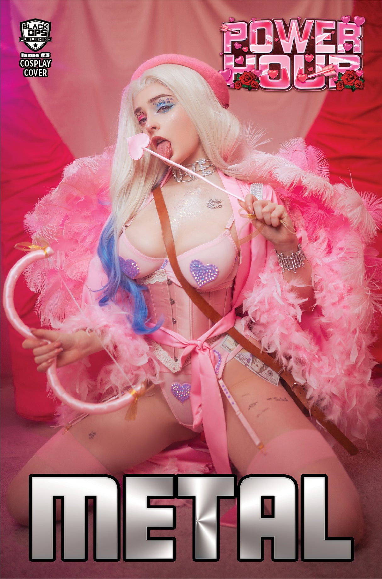 POWER HOUR #3 DARIA HIME COSPLAY - "VALENTINE" - TRADE NICE METAL - LTD 5