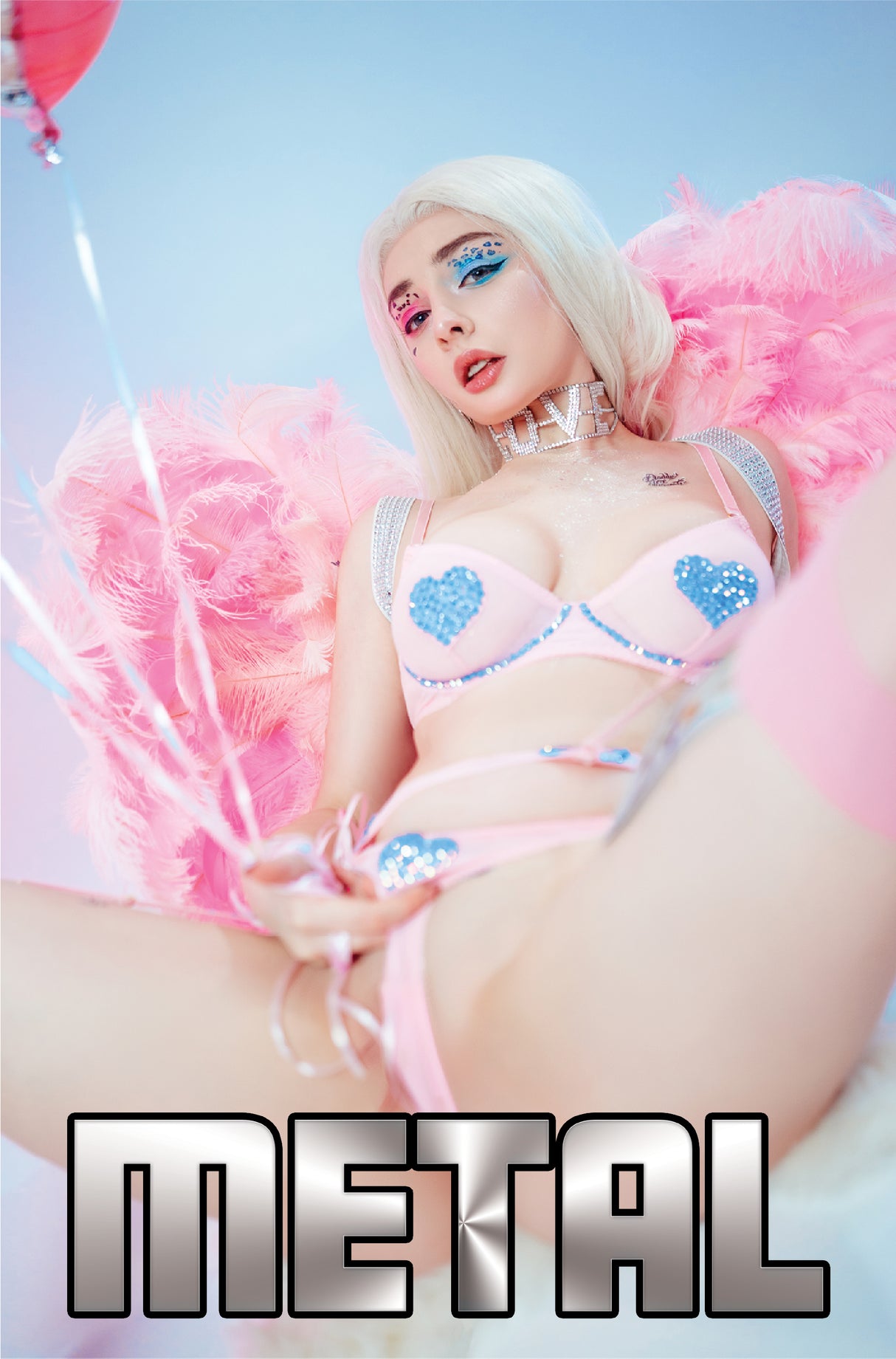 POWER HOUR #3 DARIA HIME COSPLAY - "VALENTINE" - SECRET SET - FLOSS METAL - LTD 5