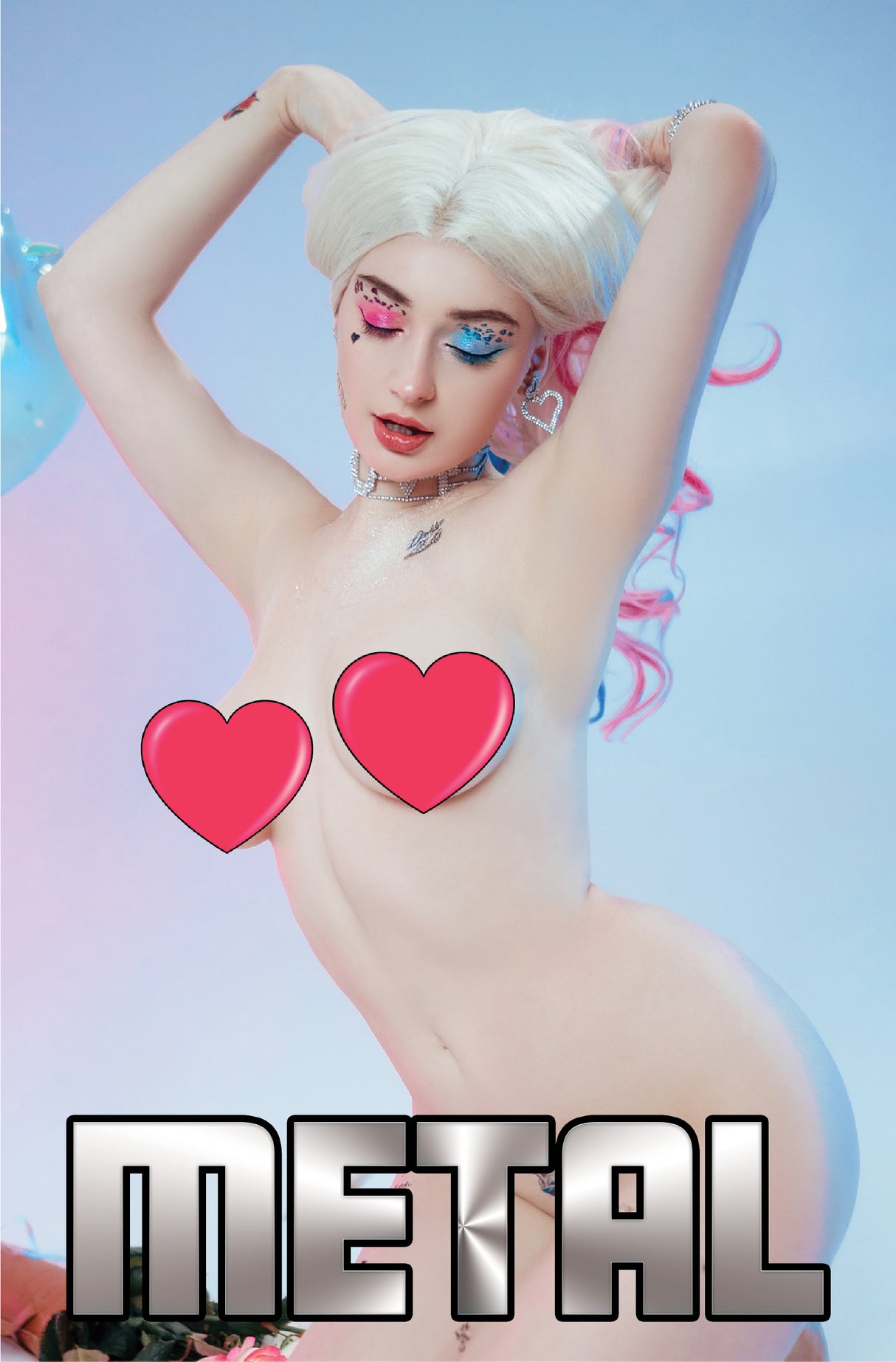 POWER HOUR #3 DARIA HIME COSPLAY - "VALENTINE" - SECRET SET - NAUGHTY METAL - LTD 5