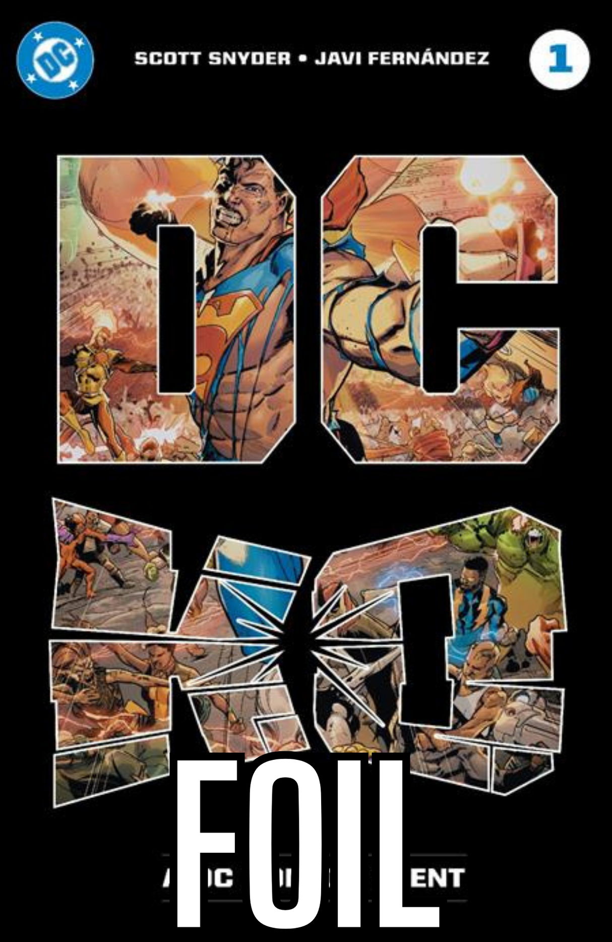 DC K.O. #1 CVR J JAVIER FERNANDEZ FOIL VAR (RELEASE: 10/8/25)
