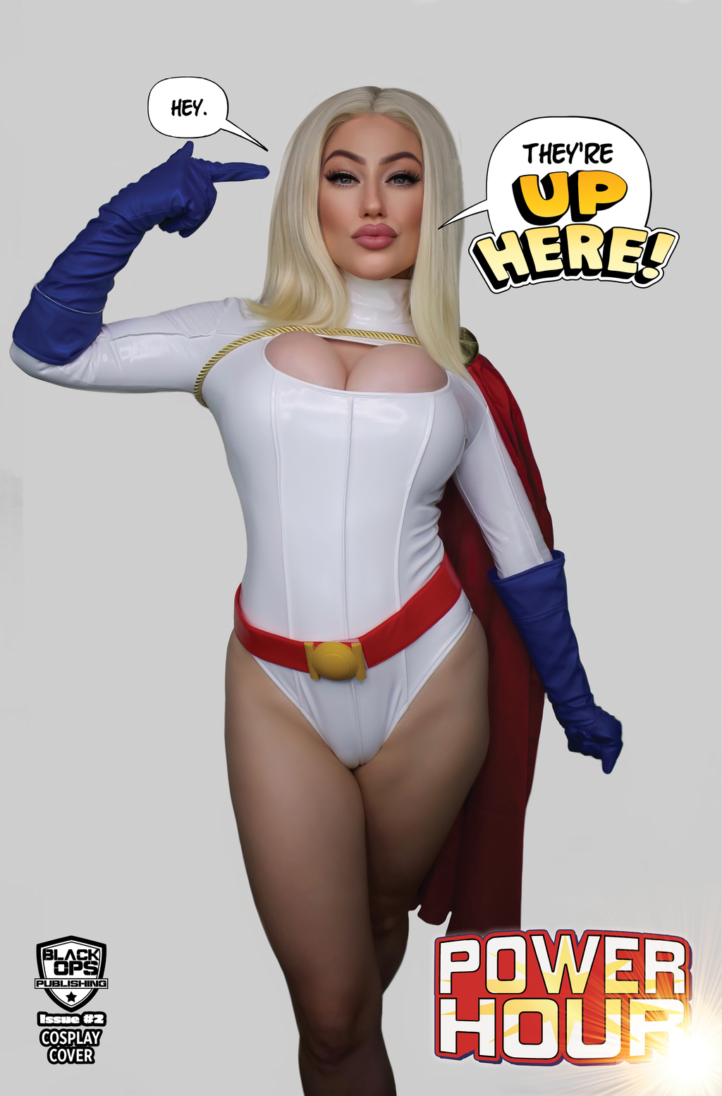 POWER HOUR #2 - RACHEL HOLLON POWER GIRL COSPLAY- MEGACON EXCLUSIVE NI