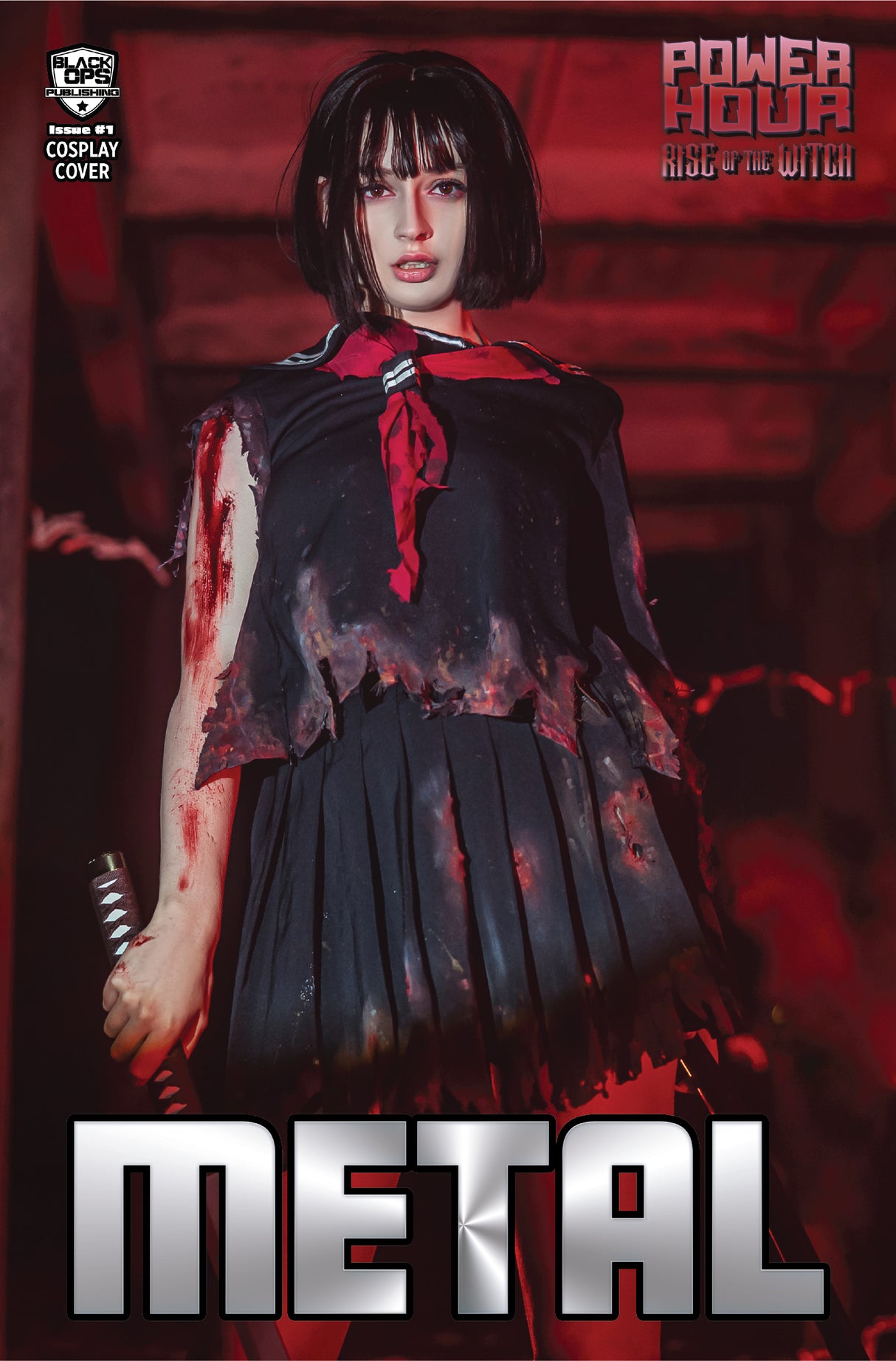 POWER HOUR: RISE OF THE WITCH #1 DARIA HIME "SILENT" COSPLAY - TRADE NICE METAL - LTD 5