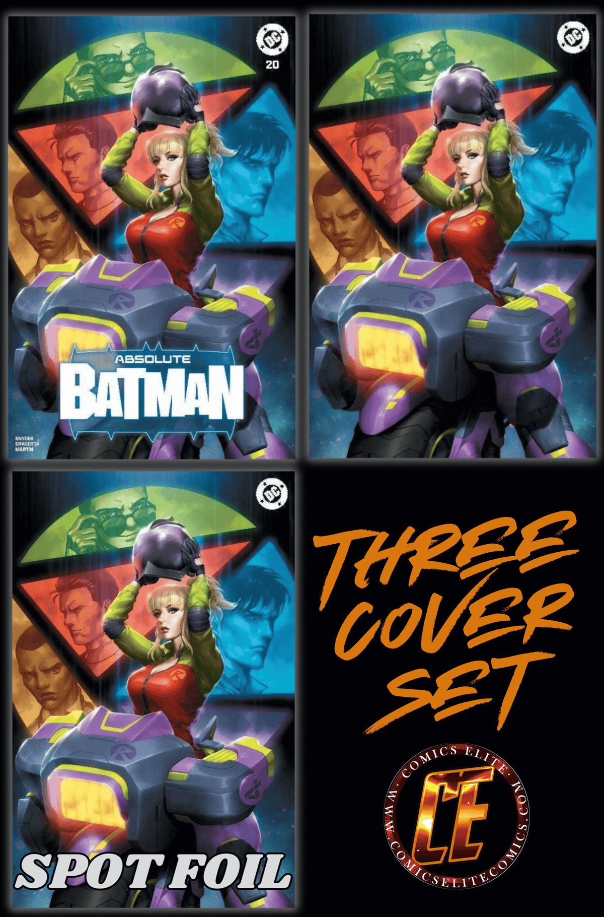 ABSOLUTE BATMAN #20 KENDRICK LIM - ALPHA - SET OF THREE - KEY