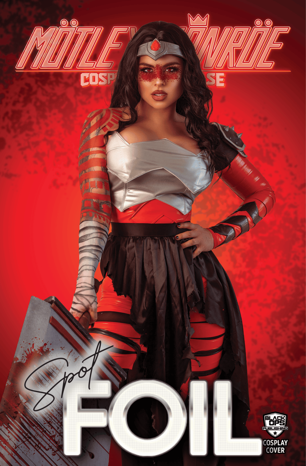 MOTLEY MONROE: COSPLAY SHOWCASE - "EXILED" - TRADE NICE - SPOT FOIL - LTD 3