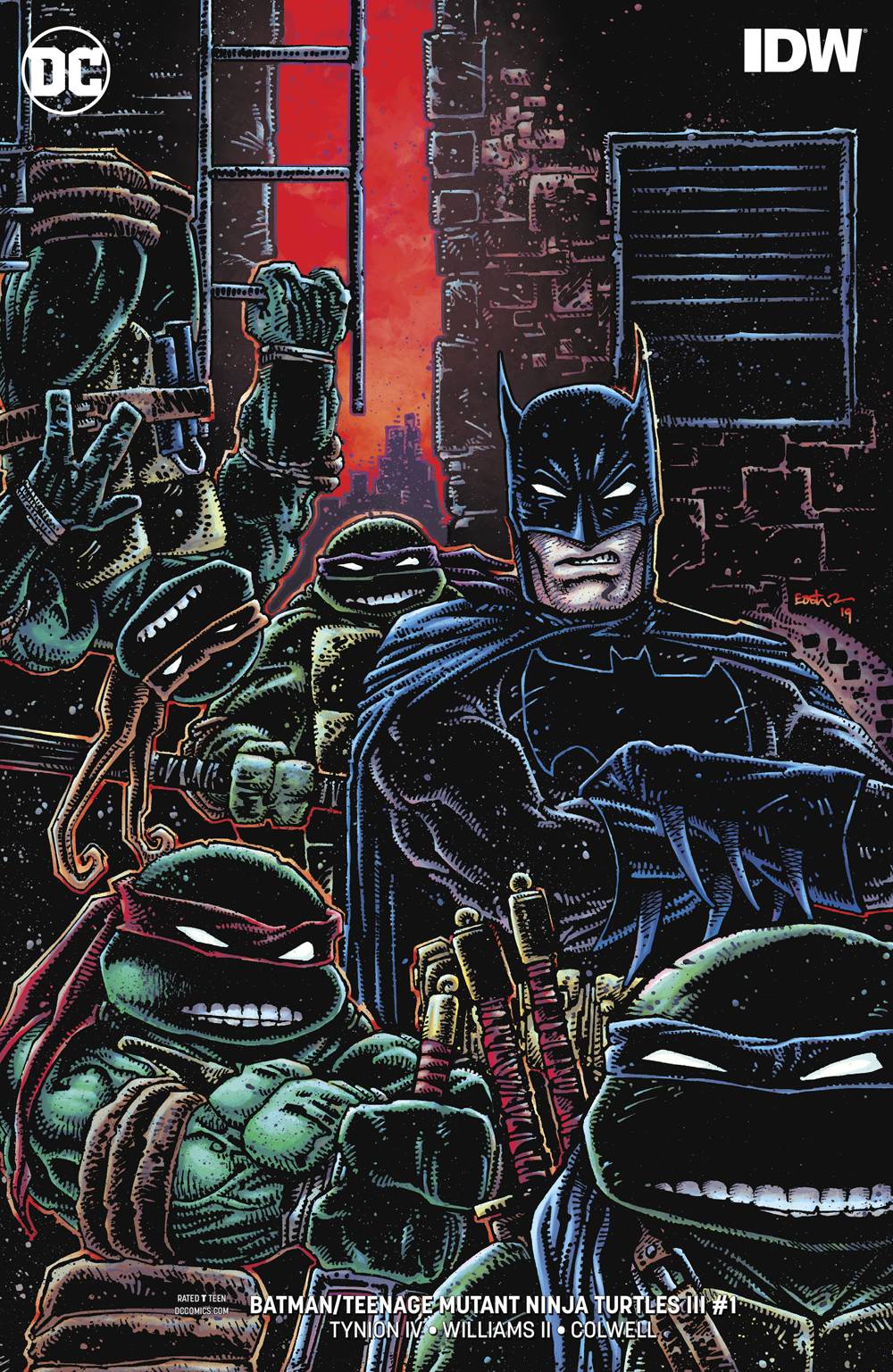 BATMAN TEENAGE MUTANT NINJA TURTLES III #1 (OF 6) VAR ED