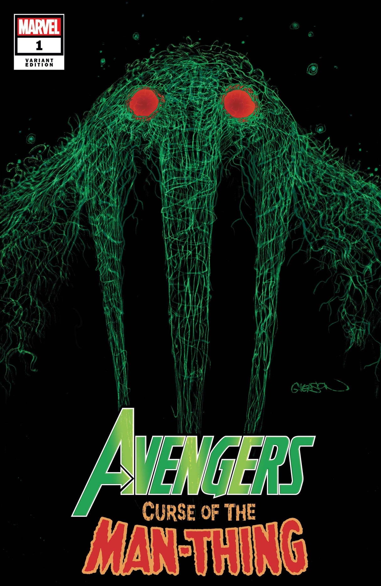 AVENGERS CURSE MAN-THING #1 GLEASON WEBHEAD VAR - KEY ISSUE