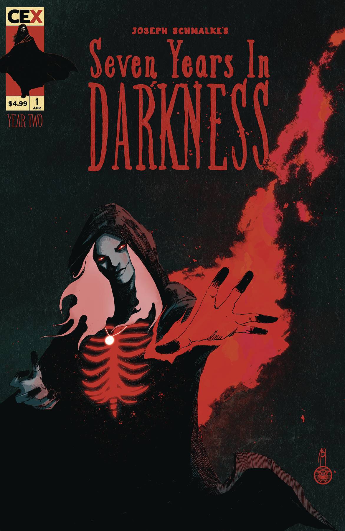 SEVEN YEARS IN DARKNESS YEAR TWO #1 (OF 4) CVR B SCHMALKE (C