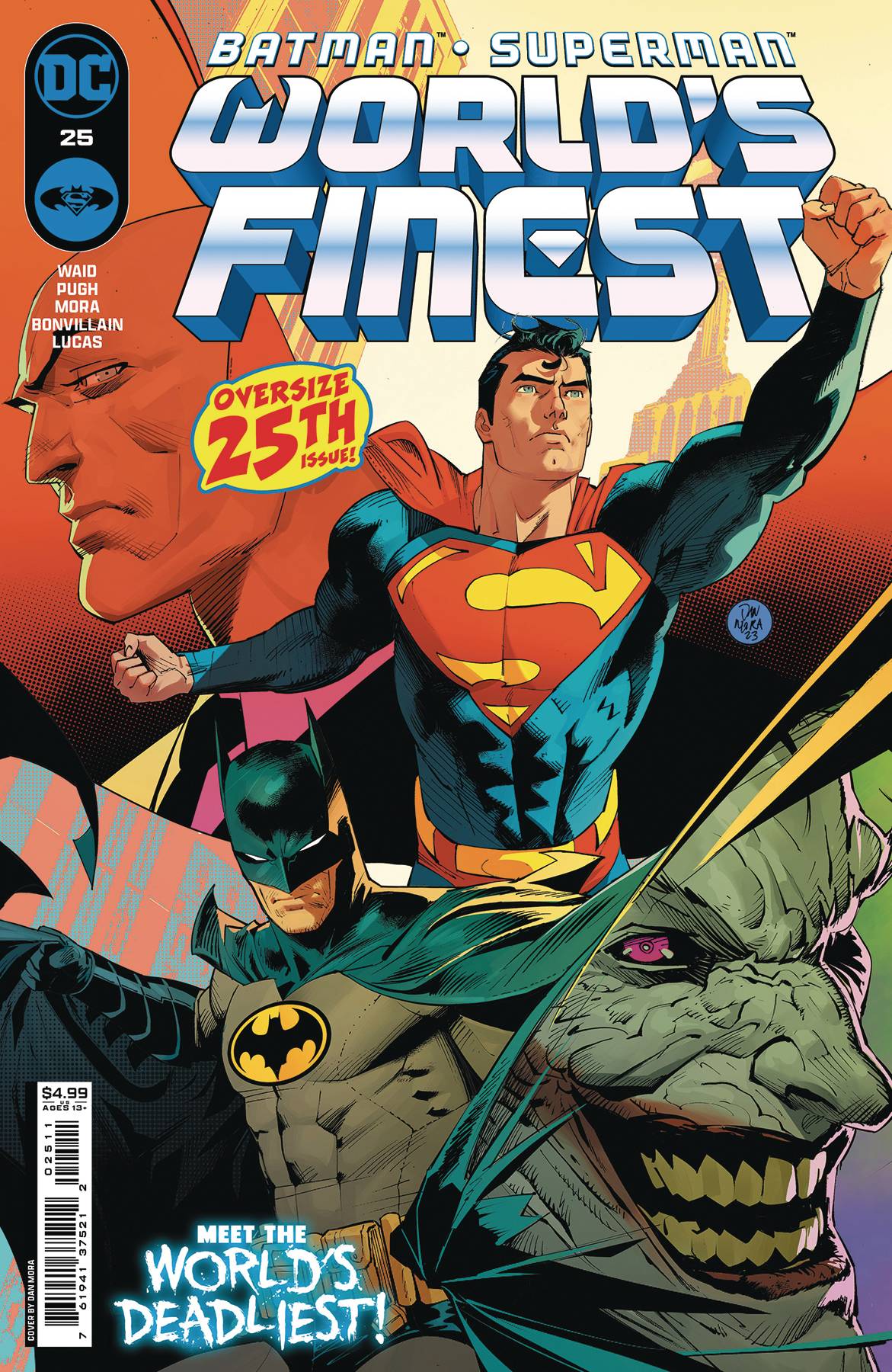 BATMAN SUPERMAN WORLDS FINEST #25 CVR A MORA PUGH