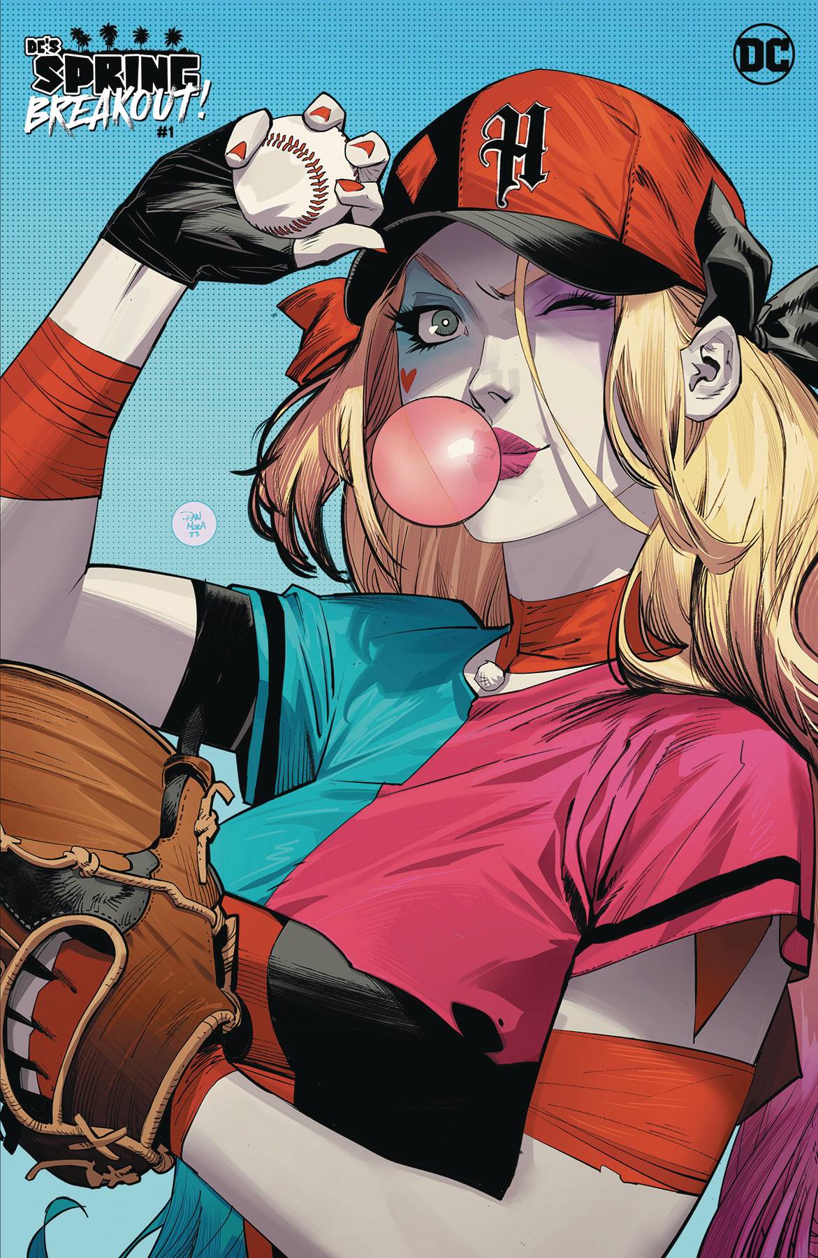 DCS SPRING BREAKOUT #1 OS CVR C DAN MORA HARLEY QUINN VAR