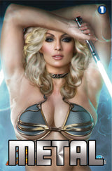 STORMY DANIELS: SPACE FORCE #1 - SHIKARII - CLOSE-UP BIKINI METAL - LTD 25