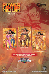 POWER HOUR #3 GREGBO "ON FIRE" - HEROES CON EXCLUSIVE - FULL NAUGHTY - SPOT FOIL - LTD 10