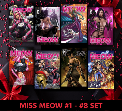 MISS MEOW #1 - #8 SET