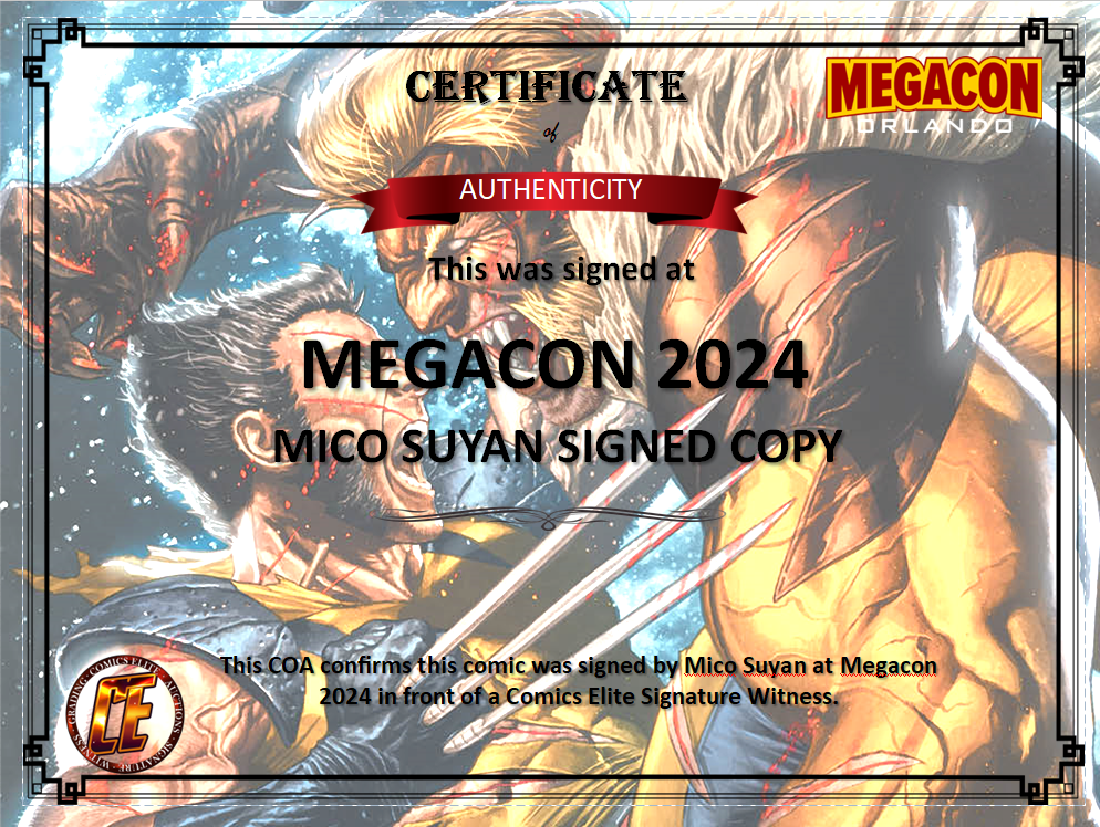 WOLVERINE #41 - MICO SUYAN TRADE SIGNED w/ COA - LTD 3000