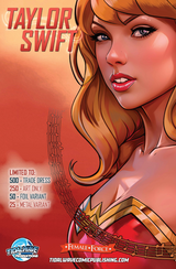 FEMALE FORCE: TAYLOR SWIFT #2 - BRIAN MIROGLIO TRADE FOIL - LIMITED TO 50