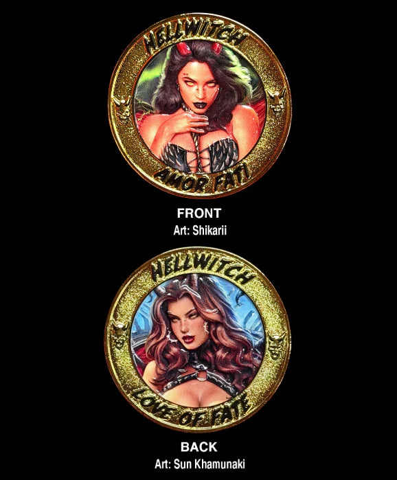 HELLWITCH: HEXECUTIONER - SHIKARII & SUN K - CHALLENGE COIN
