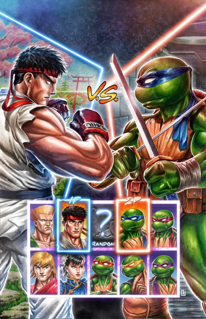 TMNT VS STREET FIGHTER #4 - VIRGIN EXCLUSIVE - LTD 1000