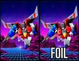 TRANSFORMERS #18 RAYMOND GAY - STARSCREAM - 80s RETRO VARIANT - VIRGIN & FOIL - SET OF 2