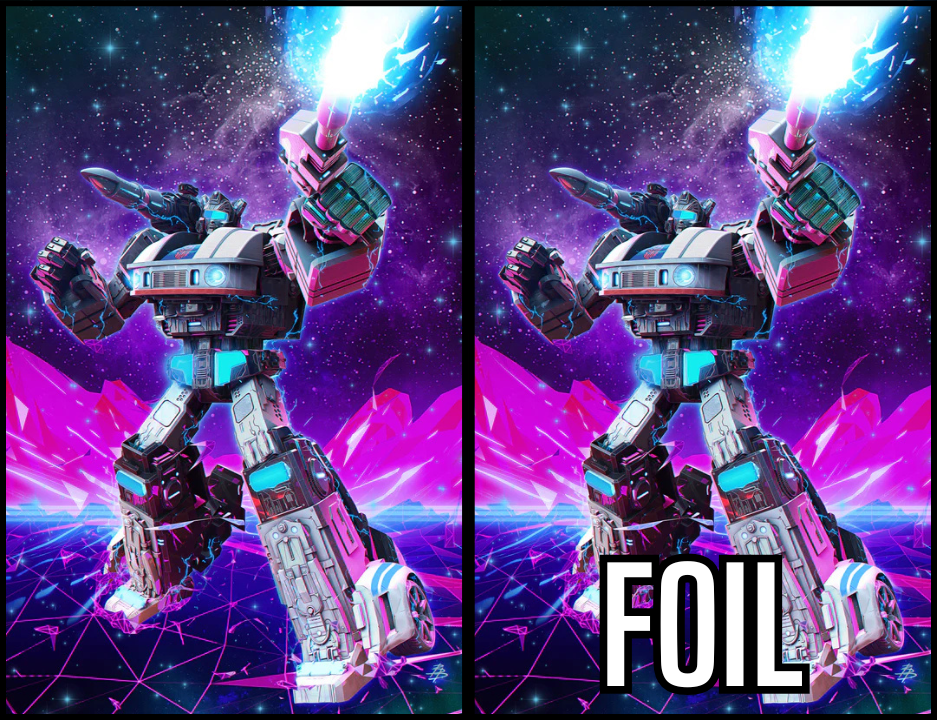 TRANSFORMERS #23 BJORN BARENDS - JAZZ - 80s RETRO VARIANT - VIRGIN & FOIL - SET OF 2