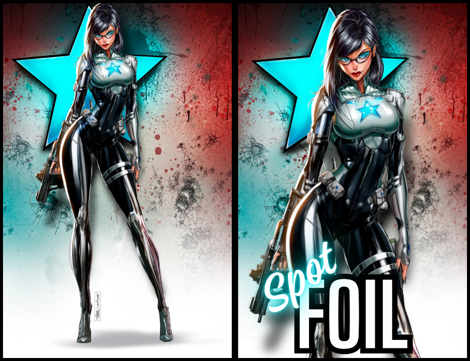 G.I. JOE #9 JAMIE TYNDALL - 616 SHARED EXCLUSIVE - VIRGIN & SPOT FOIL - SET OF 2