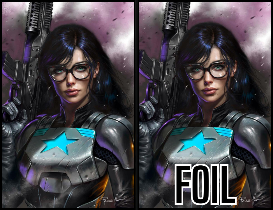 G.I. JOE #15 PARRILLO - VIRGIN & FOIL - SET OF 2