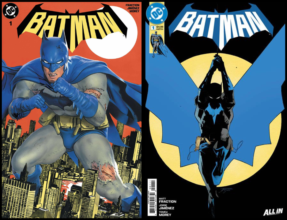 BATMAN #1 MAYHEW TD & JIMENEZ COVER A - SET OF 2 (RELEASE: 9/3/25)