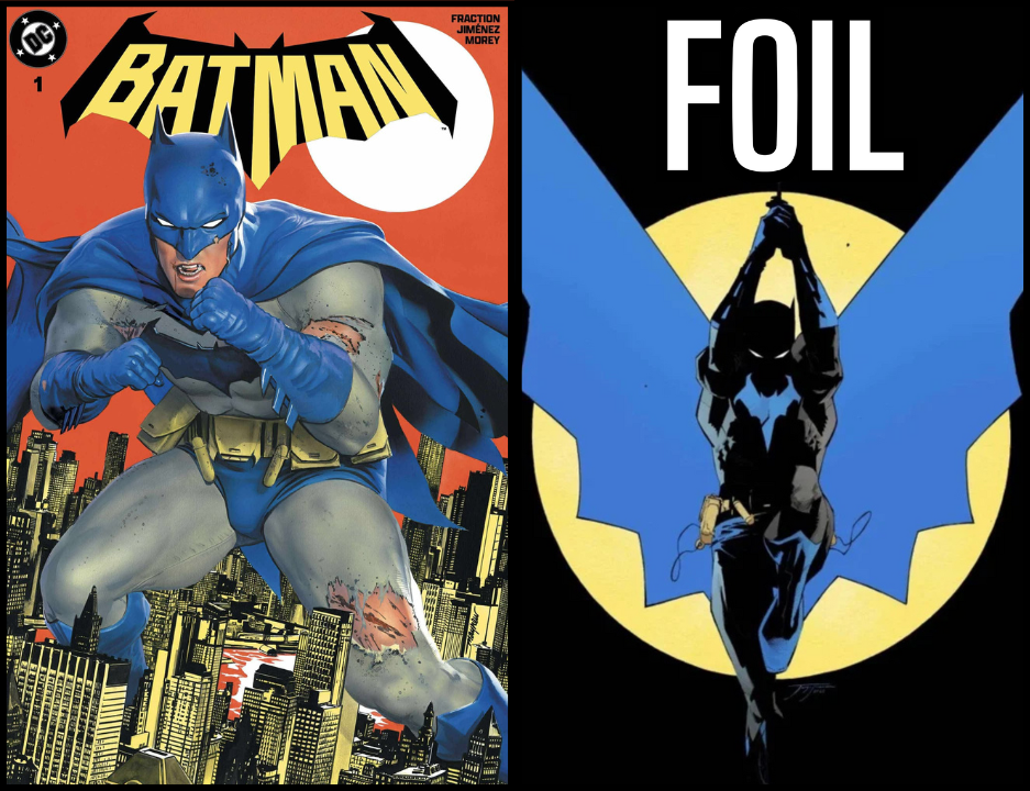 BATMAN #1 MAYHEW TD & JIMENEZ VIRGIN FOIL - SET OF 2 (RELEASE: 9/3/25)