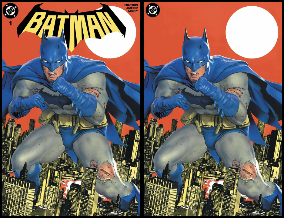 BATMAN #1 MIKE MAYHEW - 616 SHARED EXCLUSIVE - TRADE & MINIMAL TD - SET OF 2