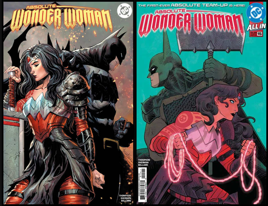 ABSOLUTE WONDER WOMAN #15 KIRKHAM TRADE & SHERMAN COVER A - SET OF 2 (RELEASE: 12/24/25)