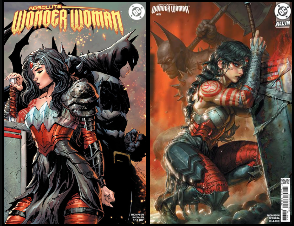 ABSOLUTE WONDER WOMAN #15 KIRKHAM TRADE & EOM COVER D - SET OF 2 (RELEASE: 12/24/25)