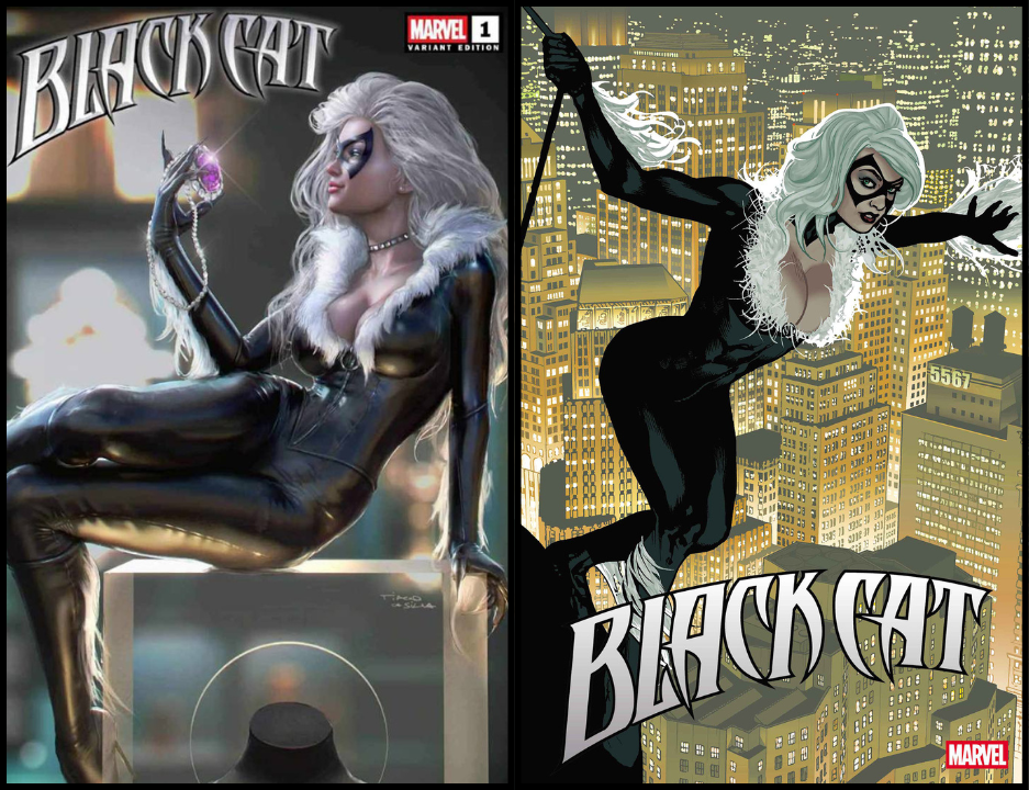 BLACK CAT #1 SILVA TRADE & ADAM HUGHES COVER A - SET OF 2 (RELEASE: 8/20/25)
