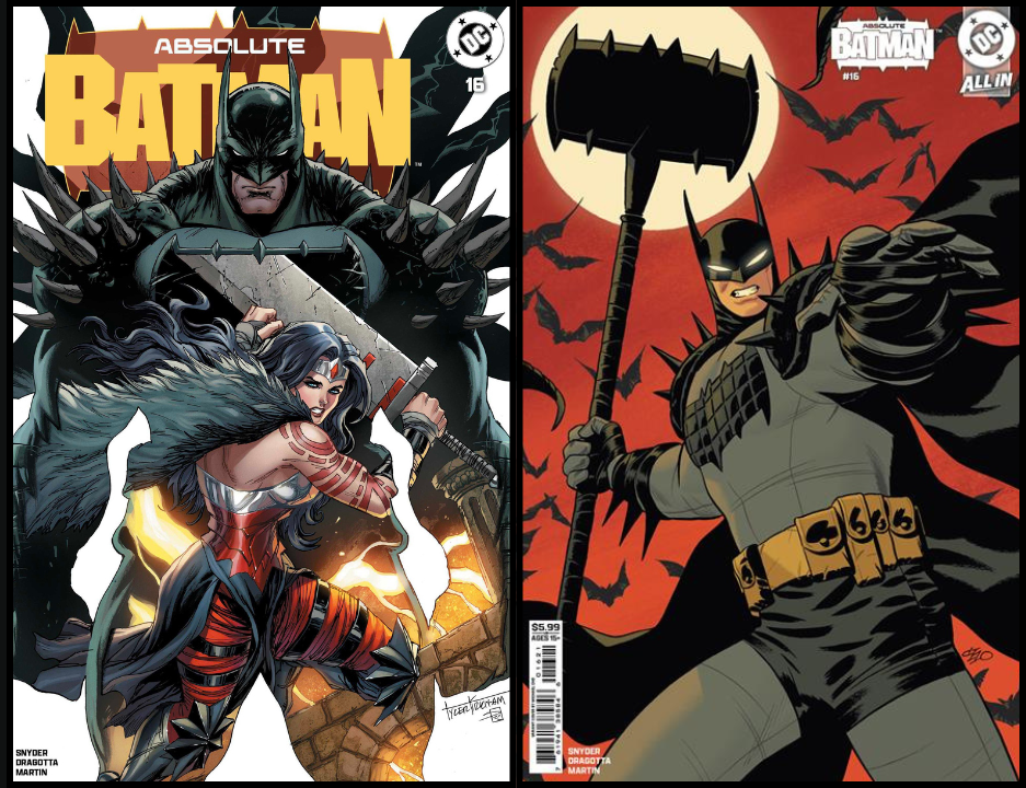 ABSOLUTE BATMAN #16 KIRKHAM - TRADE DRESS & COVER B MICHAEL CHO - SET OF 2 (RELEASE: 1/21/26)