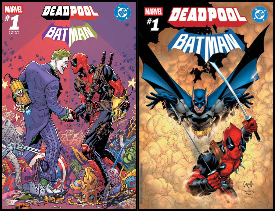 MARVEL/DC: DEADPOOL/BATMAN #1 GLEASON - 616 SHARED EXCLUSIVE - TRADE DRESS & COVER A - SET OF 2 (RELEASE: 9/17/25)
