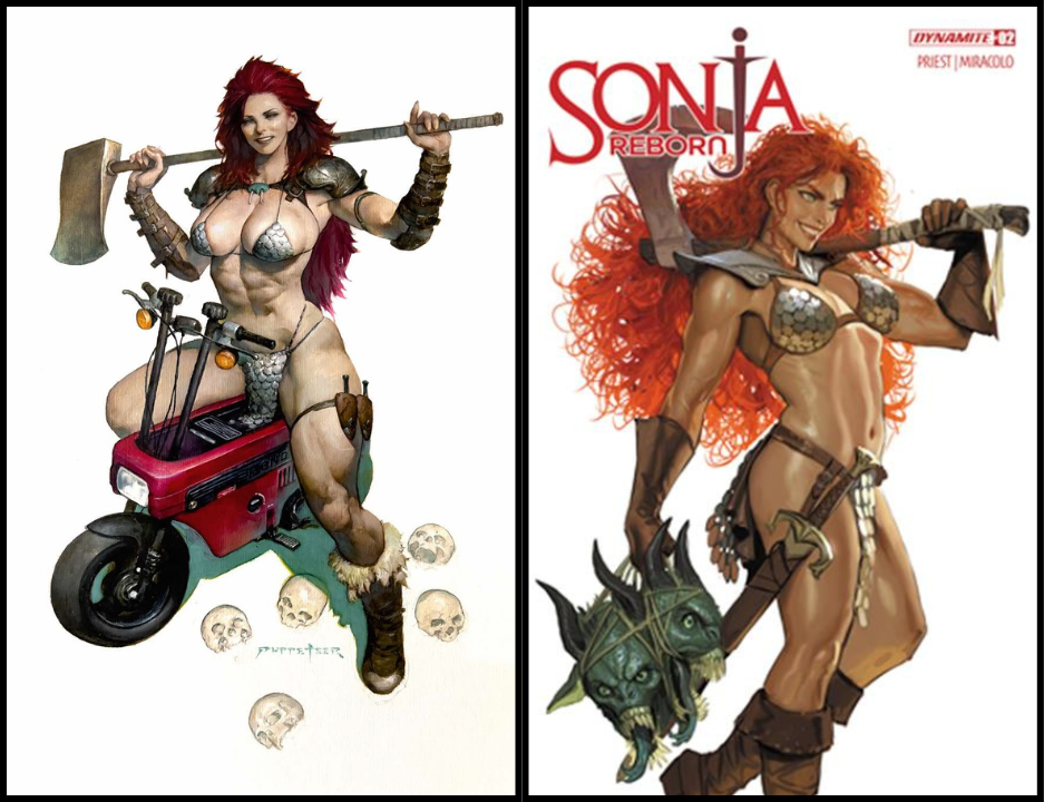 SONJA REBORN #2 PUPPETEER LEE - 616 SHARED EXCLUSIVE - VIRGIN & COVER A SEJIC - SET OF 2 (RELEASE: 9/24/25)