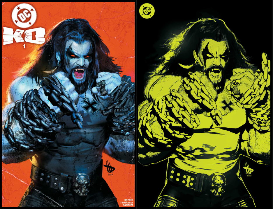 DC KO #1 DAVE WILKINS - ALPHA - TRADE DRESS & GITD - SET OF 2