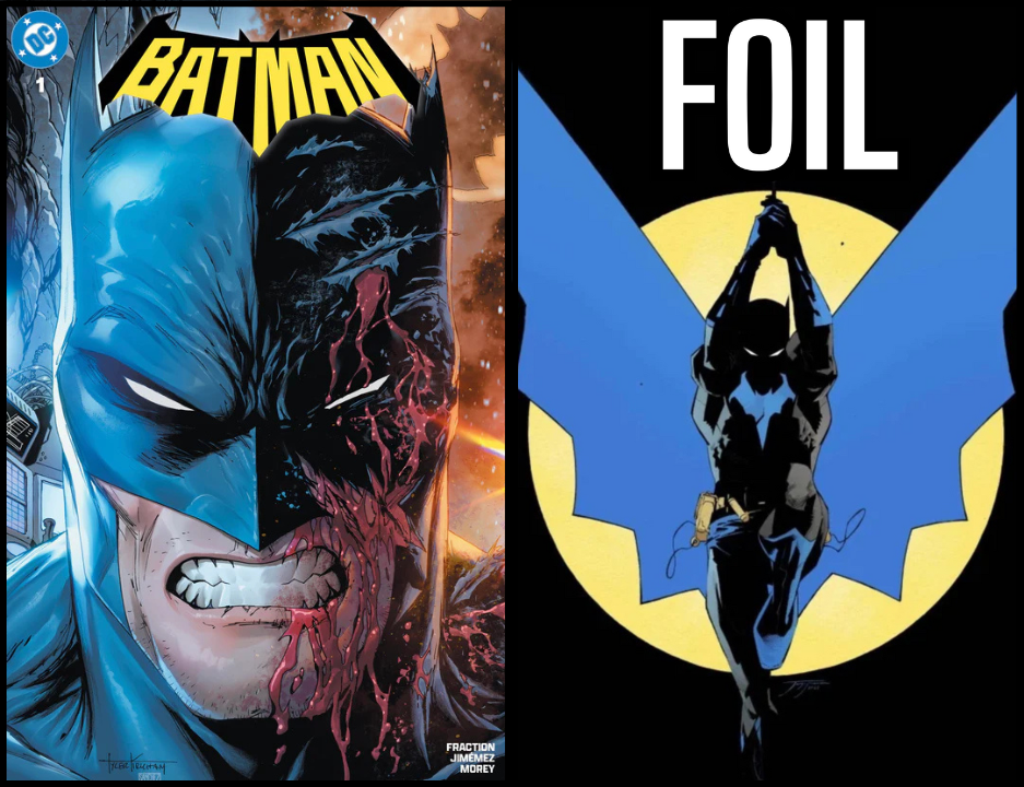 BATMAN #1 KIRKHAM TD & JIMENEZ VIRGIN FOIL - SET OF 2 (RELEASE: 9/3/25)
