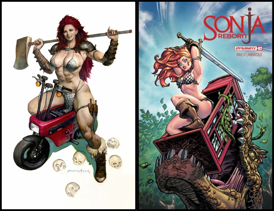 SONJA REBORN #2 PUPPETEER LEE - 616 SHARED EXCLUSIVE - VIRGIN & COVER C HARDIN - SET OF 2 (RELEASE: 9/24/25)