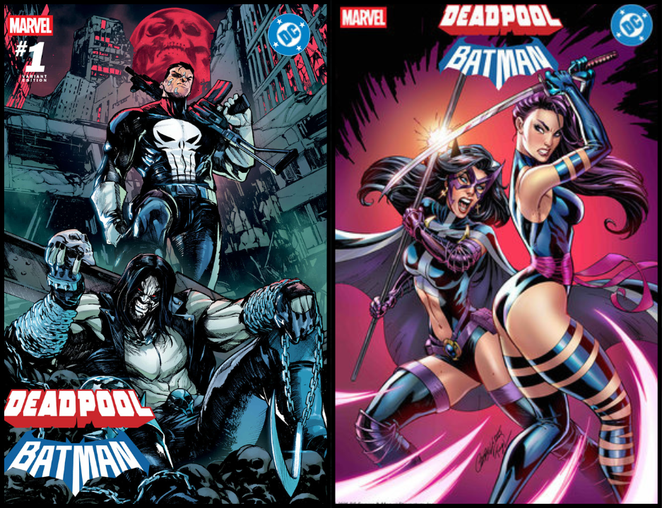 MARVEL/DC: DEADPOOL/BATMAN #1 CAPPUCCIO - TRADE DRESS & CAMPBELL - SET OF 2 (RELEASE: 9/17/25)